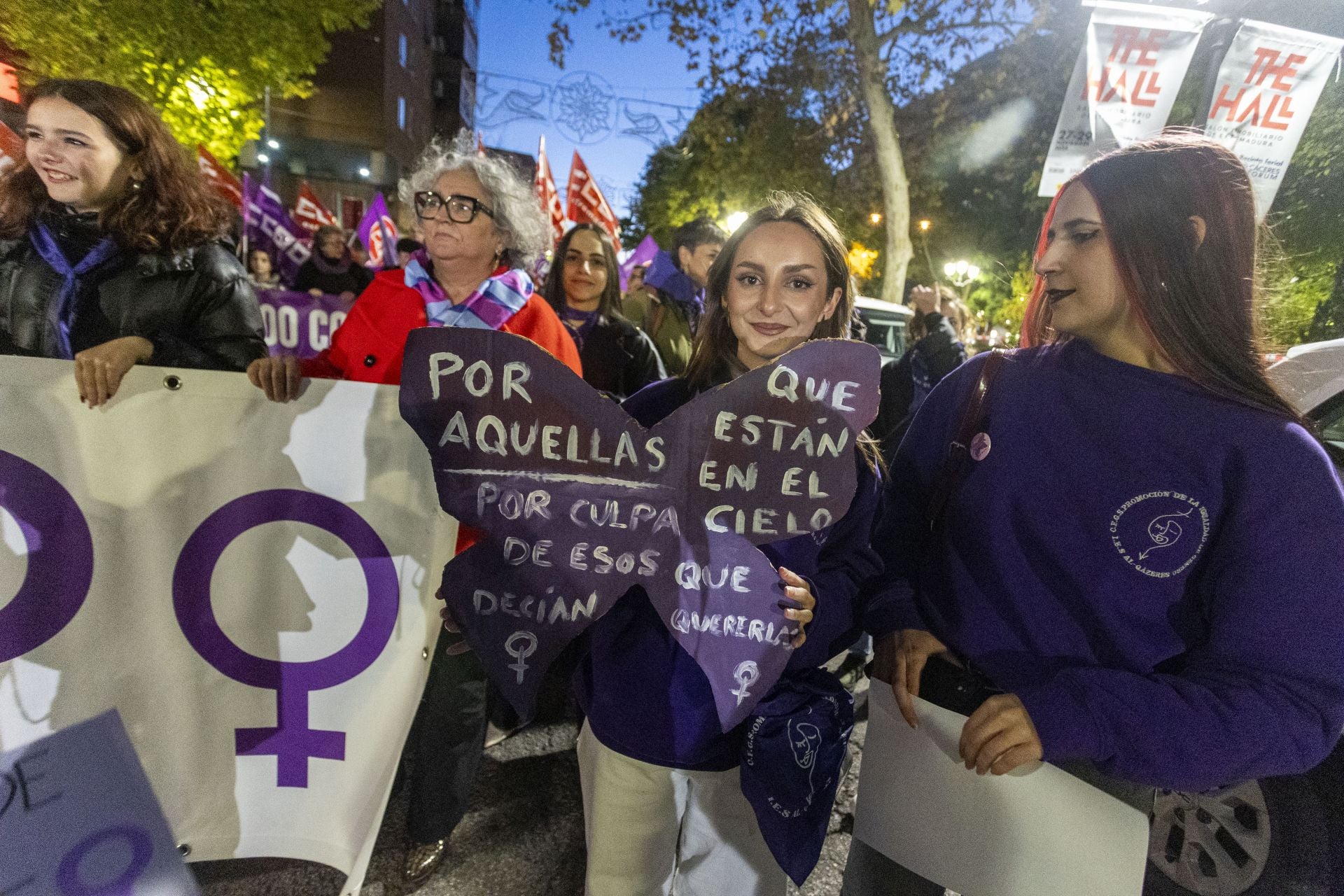 Manifestación en Cáceres