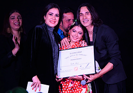 La joven Carmela Moreno se llevó el primer premio.