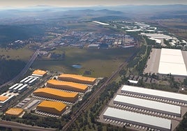 Recreación del proyecto del centro de datos de CC Green en Cáceres.