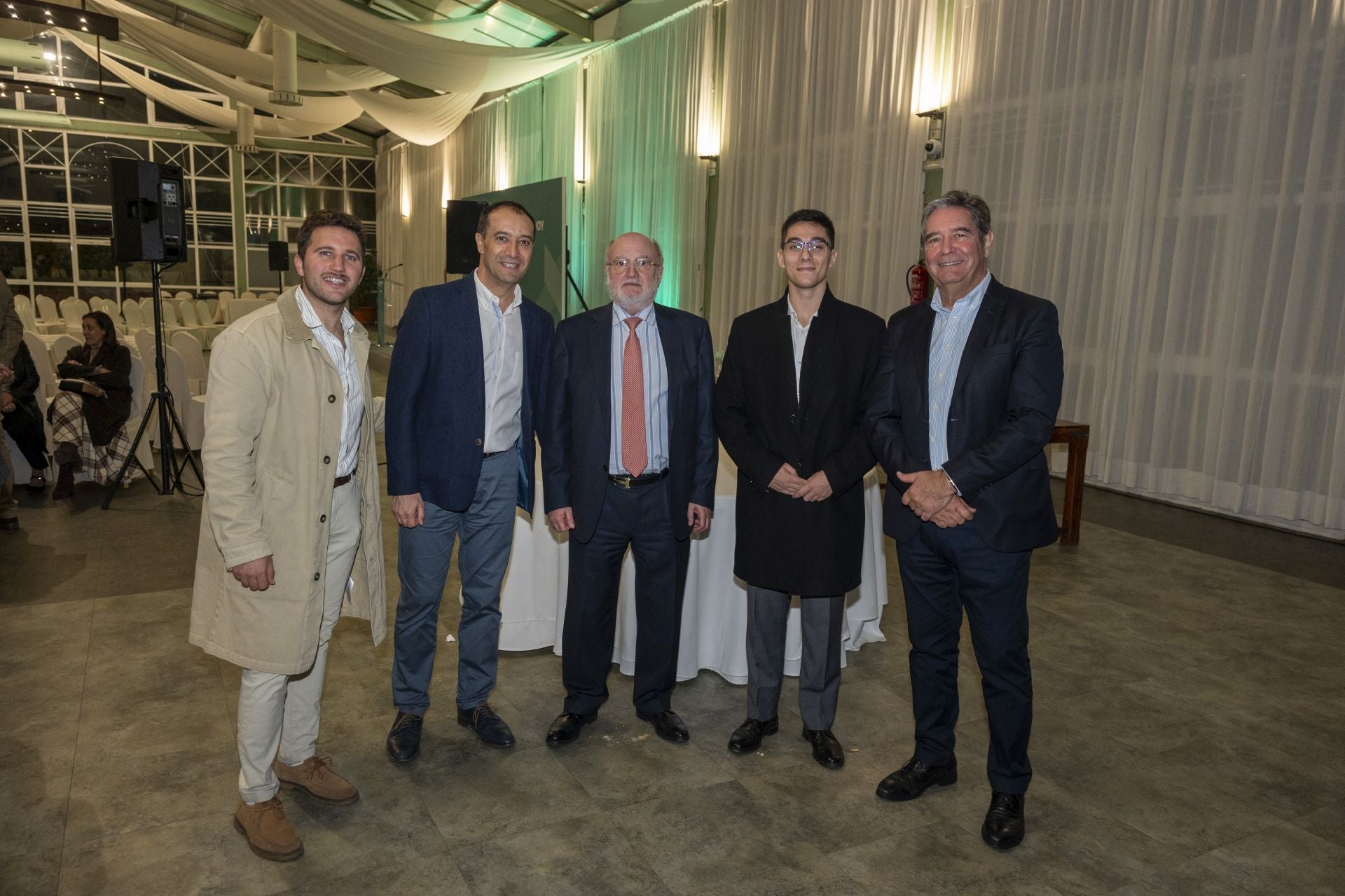 Miguel Ángel Morales, Santos Salgado, César Lumbreras, Jorge Sánchez y José María Sánchez.