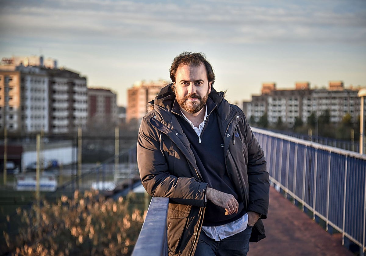 Curro Velázquez, pacense afincado en Madrid durante una visita reciente a Badajoz.