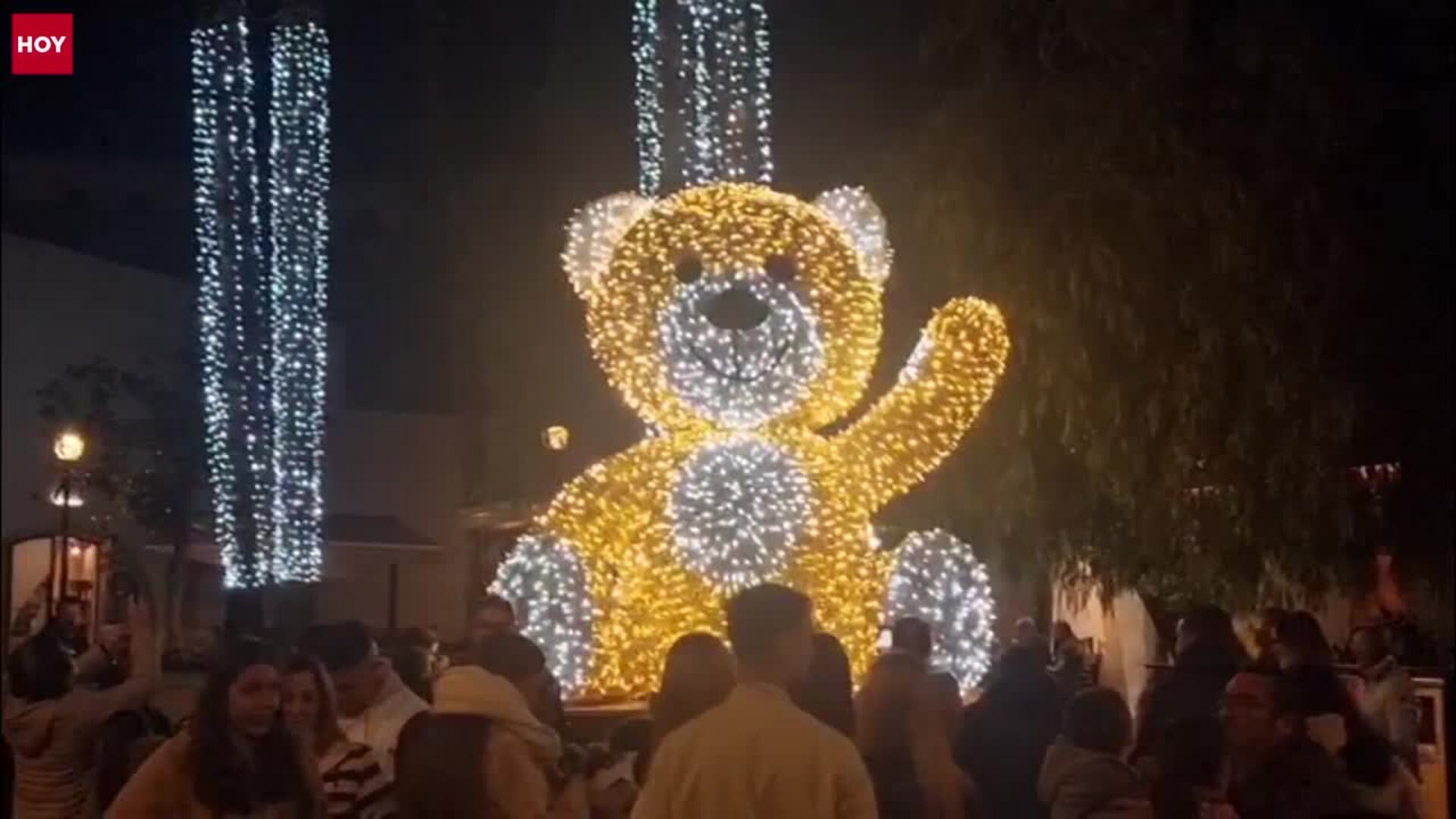Encendido de las luces de Navidad en Mérida