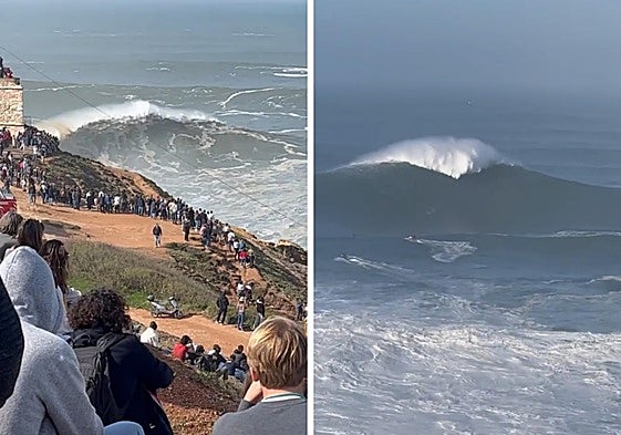 La costa de Portugal se prepara para otro oleaje histórico: olas de hasta 20 metros la próxima semana
