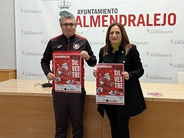 Concejala de Deportes y presidente del club tras la presentación.