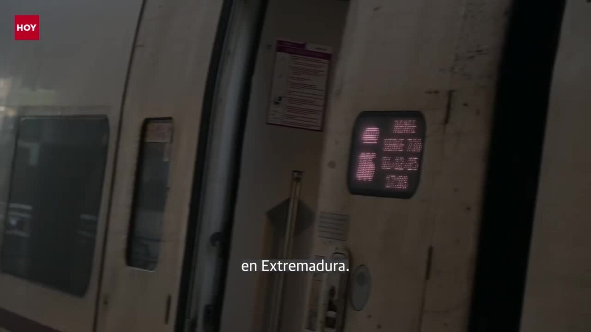 Cáceres en tren a 46 minutos de Badajoz, "como si fuese un Cercanías"