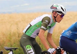 Miguel Monje en su etapa como corredor en el Electromercantil GR100.