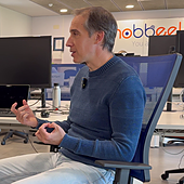 José Luis Huertas y Daniel Vaquerizo en la entrevista para Extremadura es Futuro.