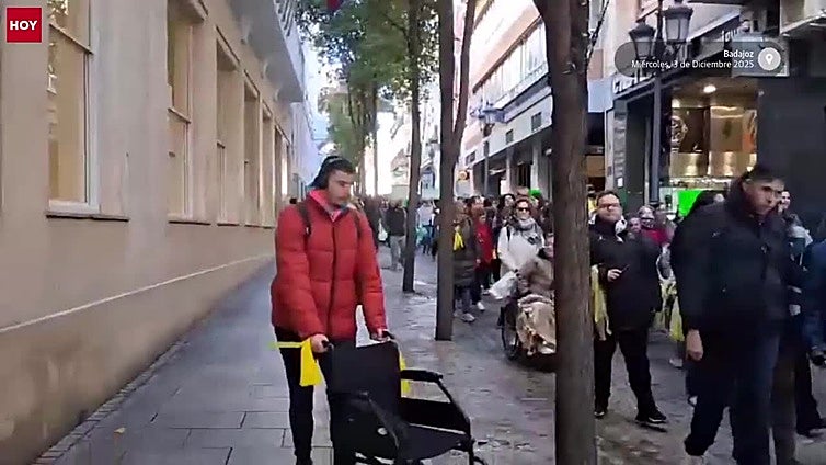 1.500 personas marchan en Badajoz por los derechos de las personas con discapacidad