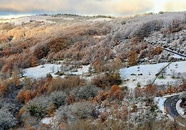 Imágenes tomadas este miércoles en la población cacereña de La Garganta.