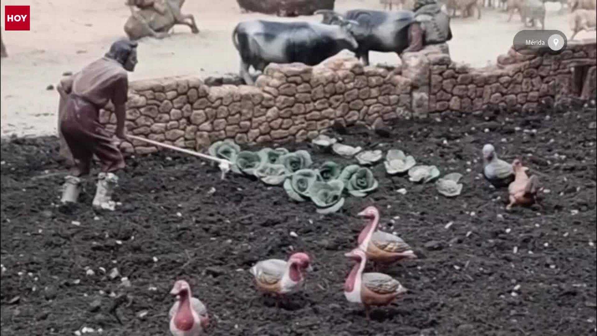 El Belén municipal restaurado, con 125 figuras humanas, se abre a las visitas en el centro cultural Alcazaba