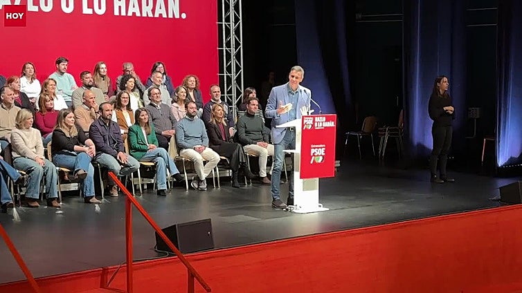 Pedro Sánchez: «El 21 de diciembre hay que elegir entre derechos y derechas»