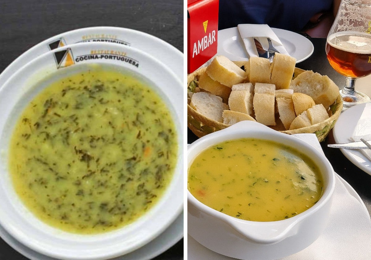 Izquierda: Cocina Portuguesa / Derecha: O Furancho