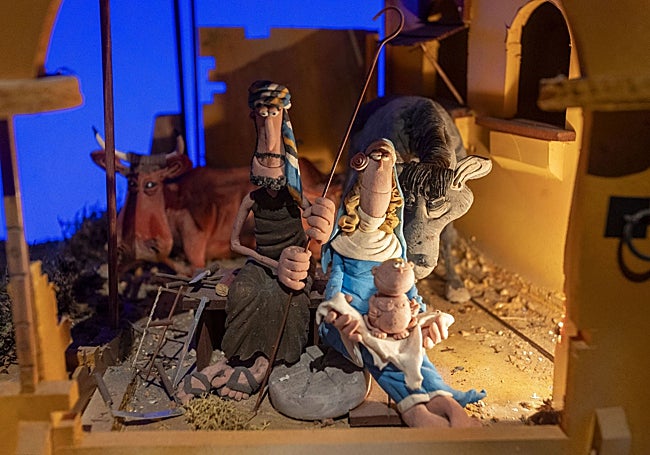 Misterio del belén de plastilina de la Fundación Mercedes Calles.