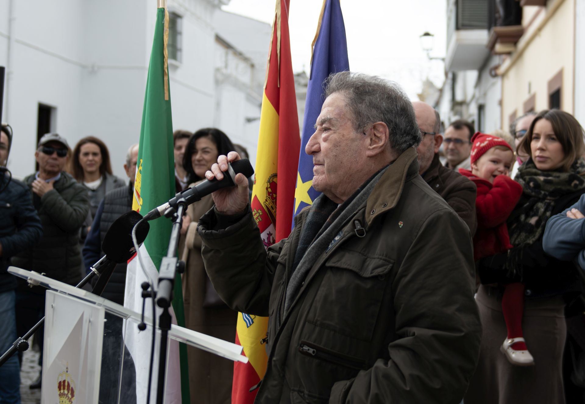 Inauguración de la calle con el nombre de Alfonso Gallardo
