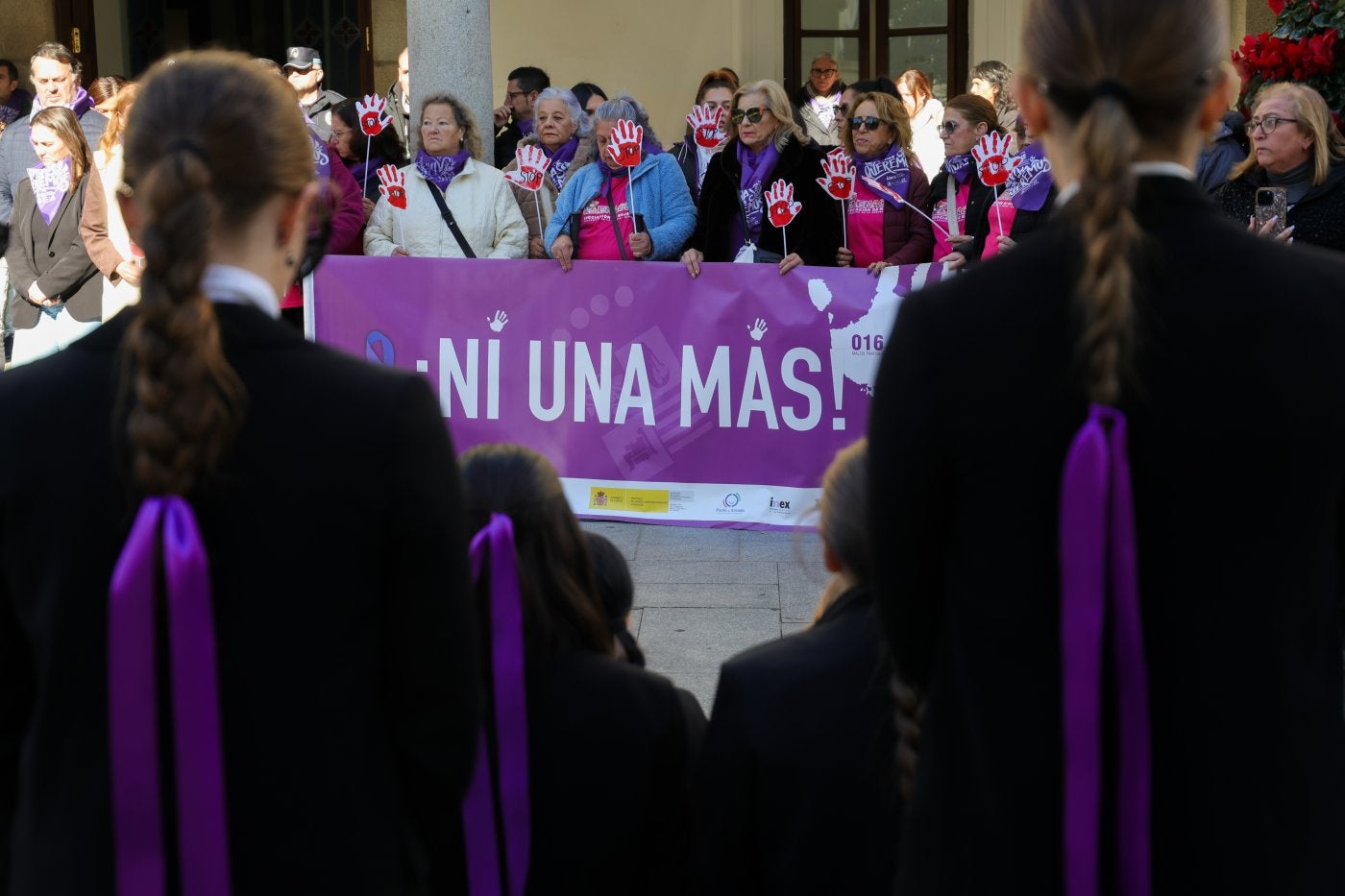 Acto por el 25-N en Villanueva de la Serena.