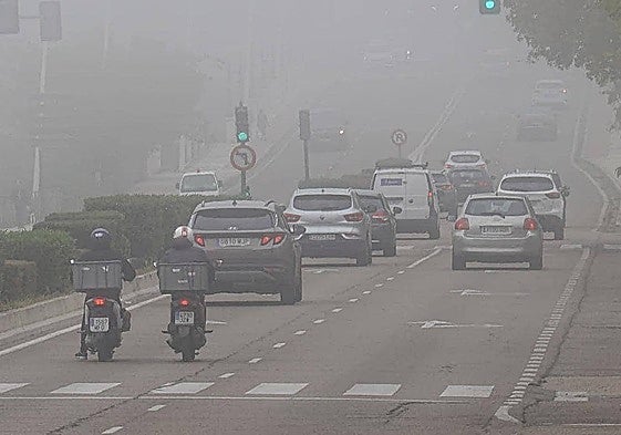 Día de niebla en Badajoz