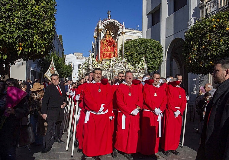La procesión de la Mártir saldrá a las 20.30 de la basílica y pasará ante la Alcazaba Árabe