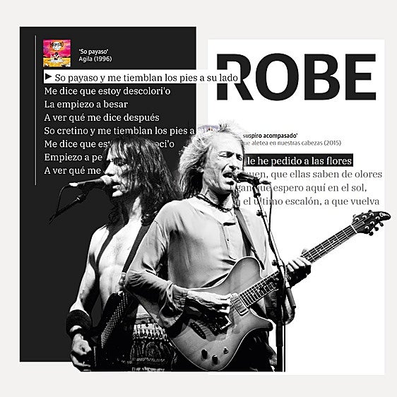 Una lista imprescindible de éxitos de Robe con y sin Extremoduro