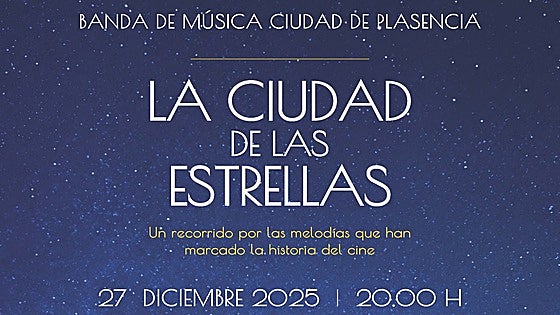 La Banda Ciudad de Plasencia ofrecerá en el Alkázar un concierto solidario de bandas sonoras