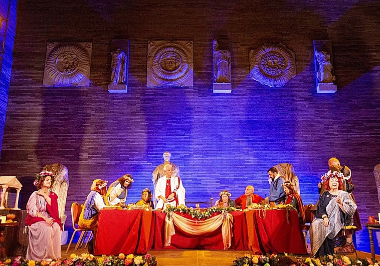 La fiesta del solsticio de invierno revive el Museo Romano de Mérida