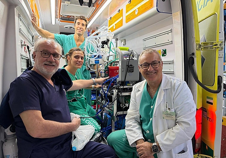 El equipo que recorre Extremadura y salva vidas