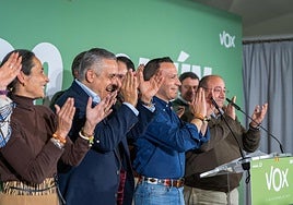 Fotos | Así ha celebrado Vox sus resultados en las elecciones de Extremadura