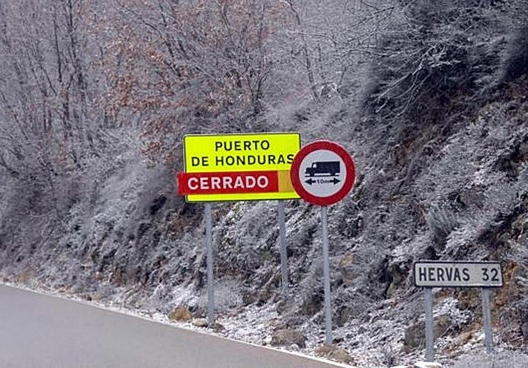 Abierto al tráfico el Puerto de Honduras, que permanecía cerrado por nieve
