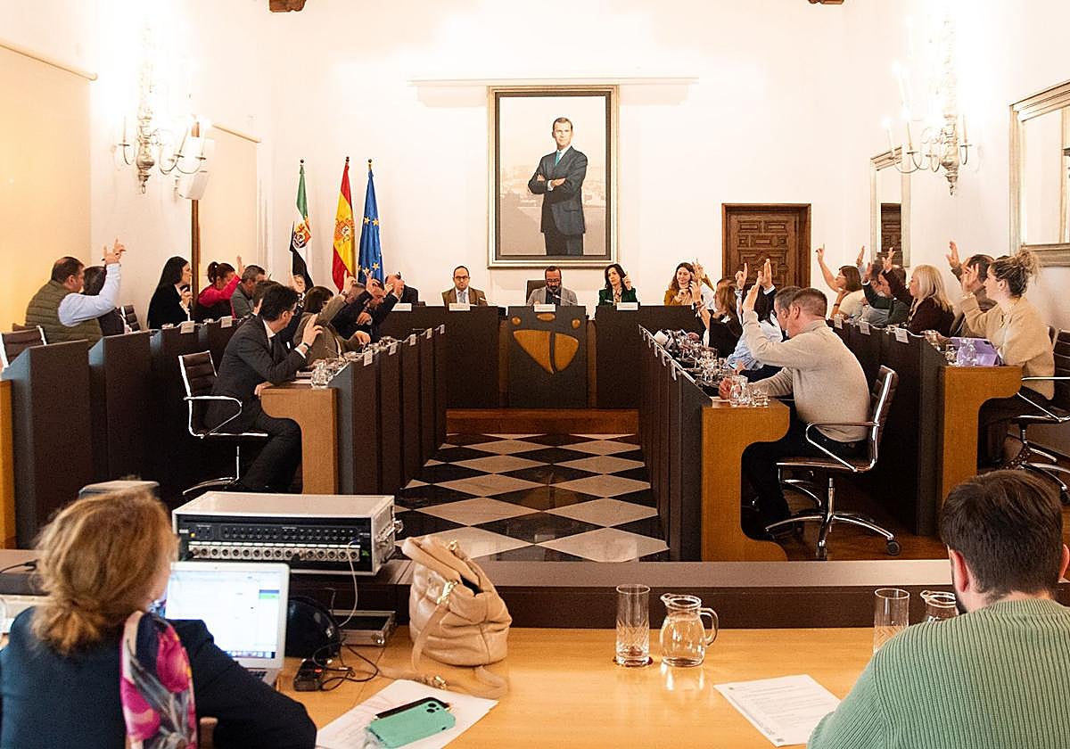 Foto del último pleno celebrado.