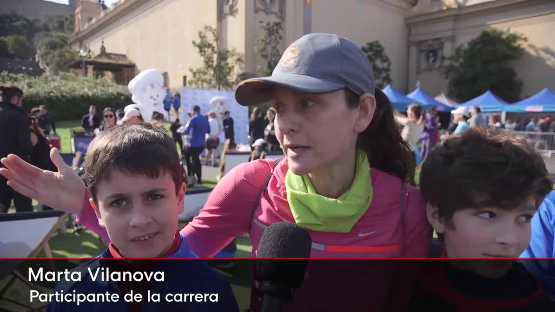 Barcelona reúne a 2.500 corredores en Montjuïc para promover hábitos de vida saludables