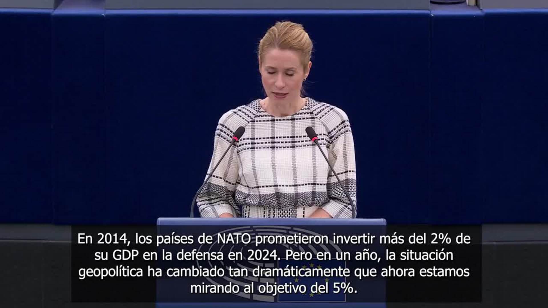 Kallas pide unidad en el seno de la OTAN para acordar el aumento del gasto militar al 5%