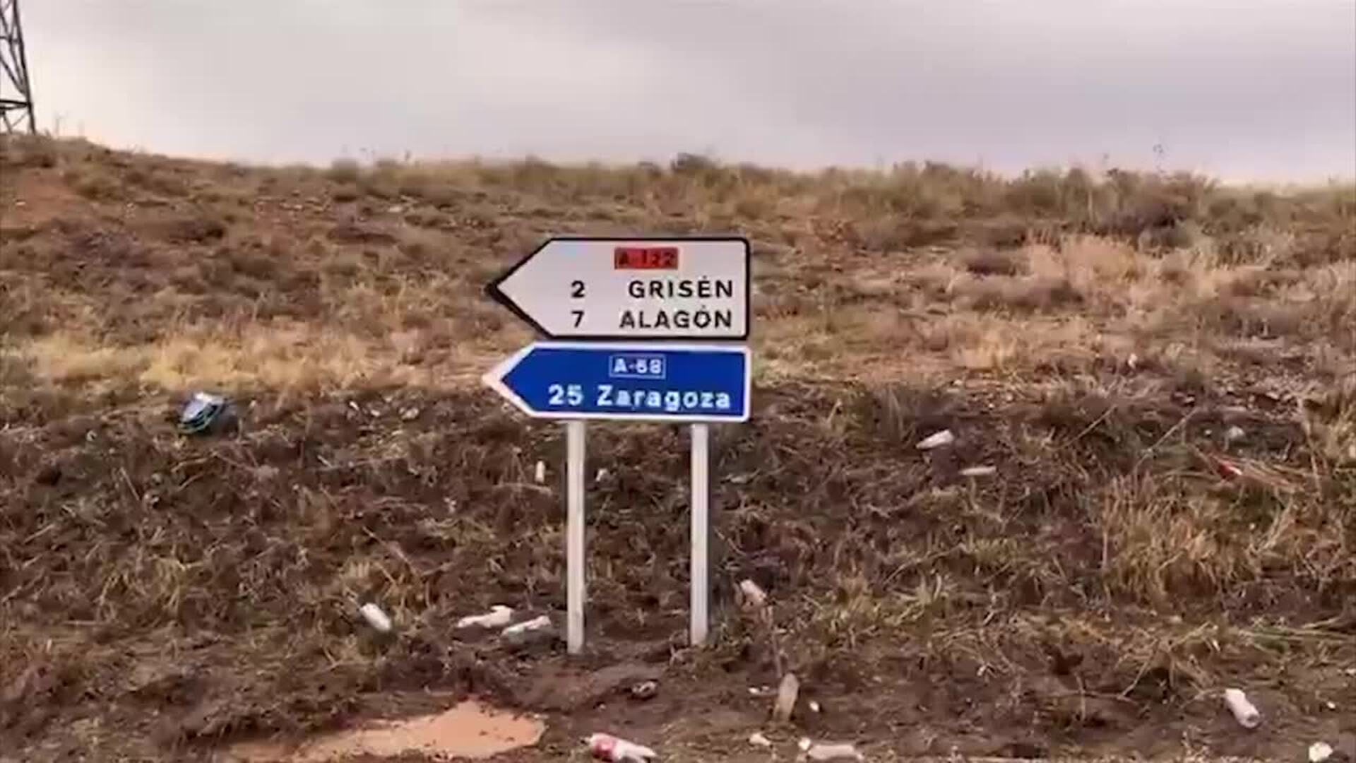 La UME se despliega en Aragón tras la alerta roja por fuertes lluvias