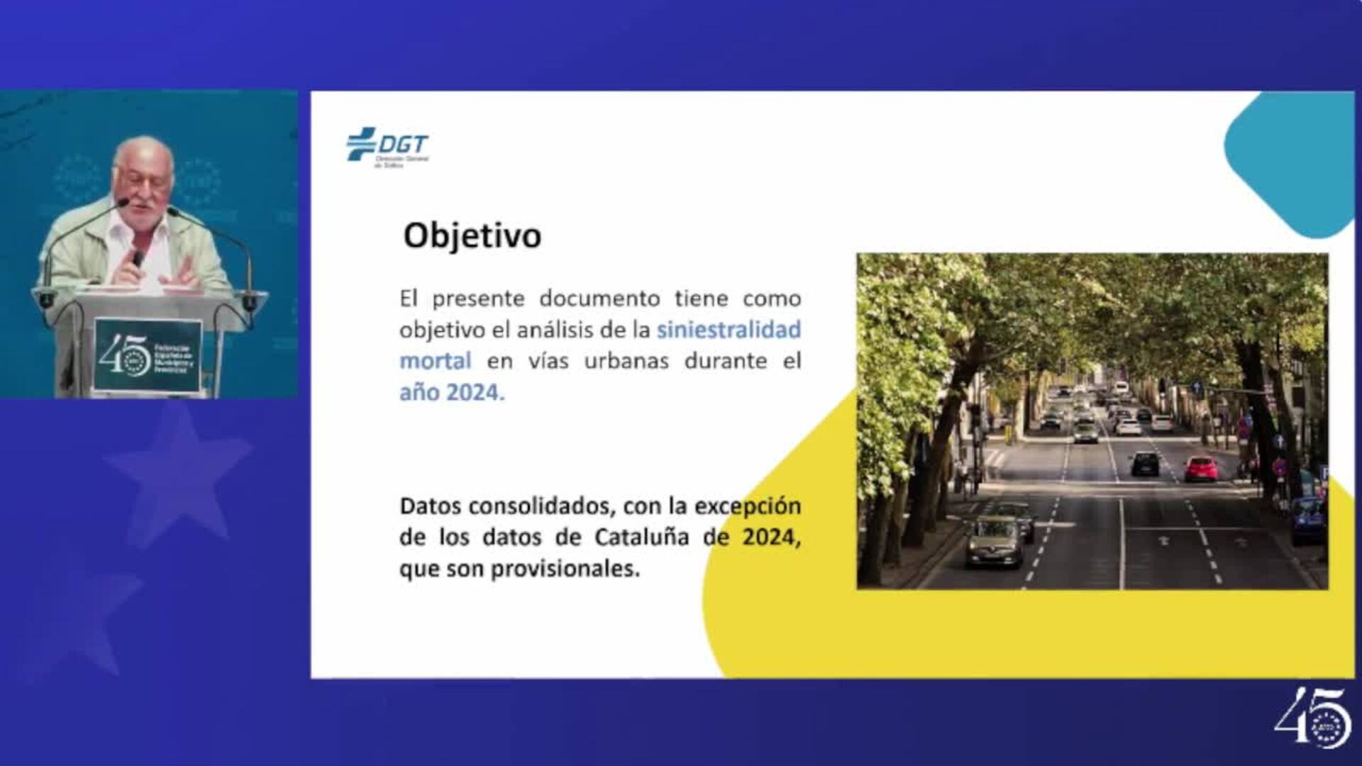 Un total de 488 personas murieron en España en accidentes de tráfico en zonas urbanas en 2024