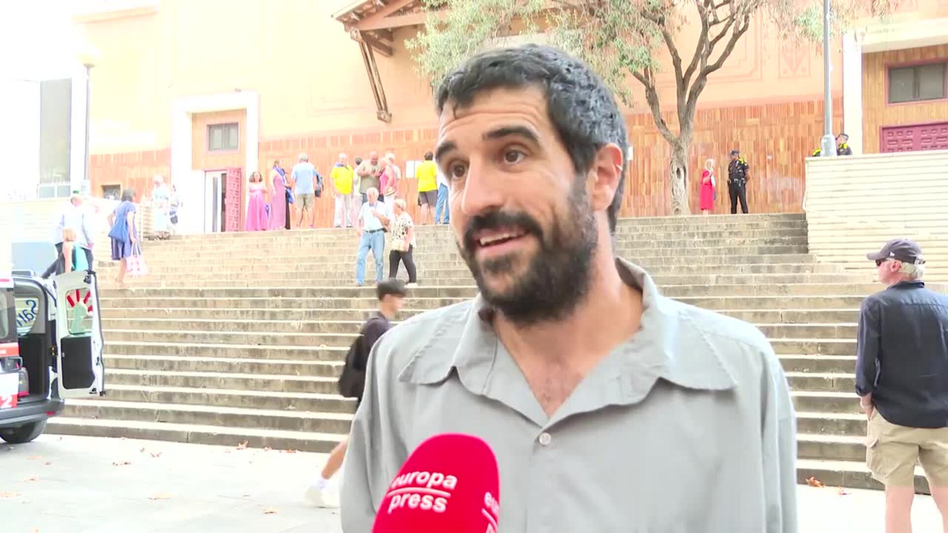Roger Estivill: "Hacer un pilar es nuestra forma de darle las gracias a Sant Bartomeu"