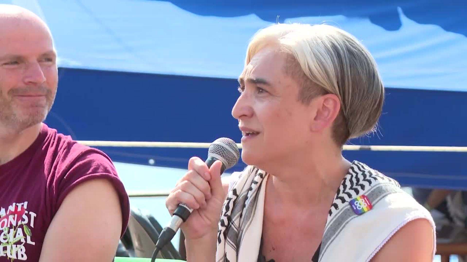 Ada Colau afirma que "la causa palestina es la causa de la Humanidad"