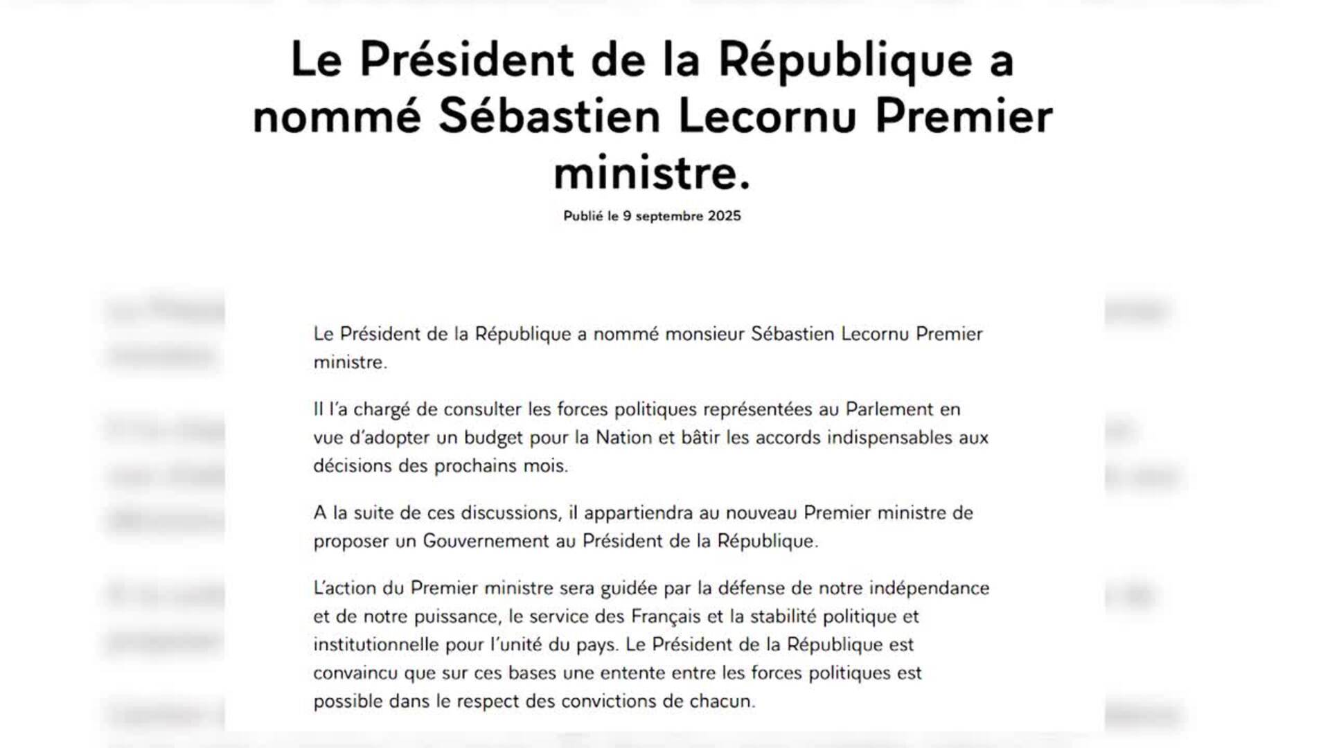 Macron nombra a Sébastien Lecornu como nuevo primer ministro de Francia