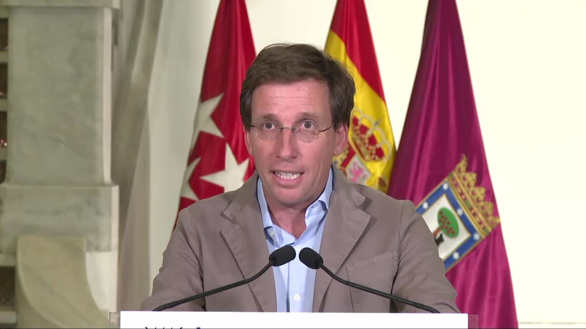 Almeida exige a Sánchez y Marlaska condenar los "actos violentos"