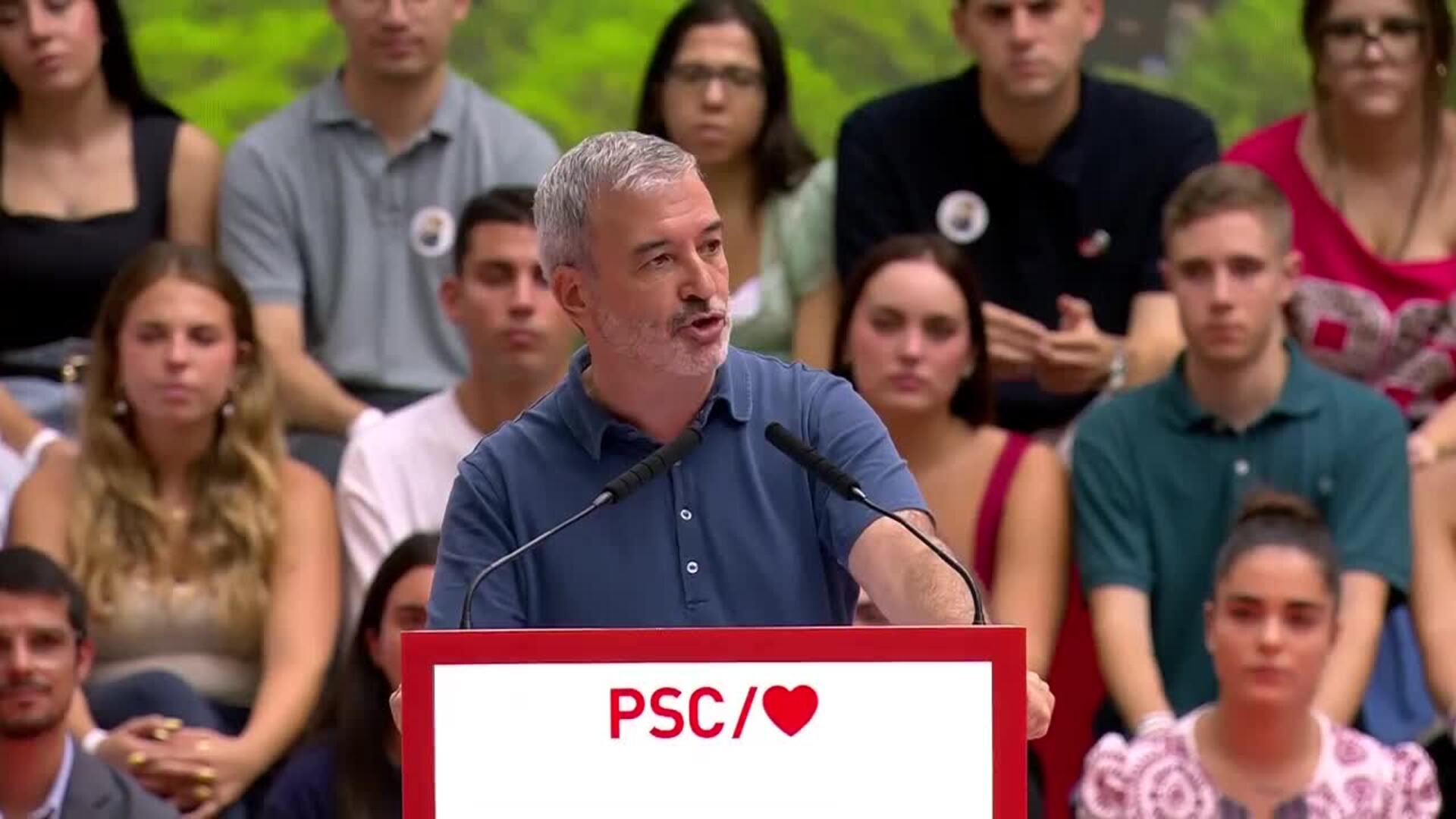 Collboni emprende el Distrito 11 por Palestina y agradece a Sánchez su postura sobre Gaza