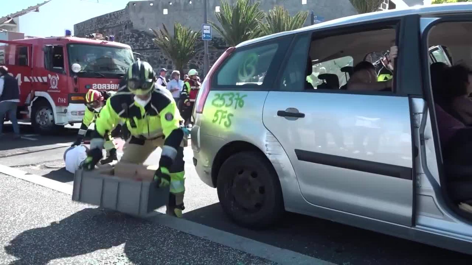 Tenerife culmina su primer simulacro de riesgo volcánico