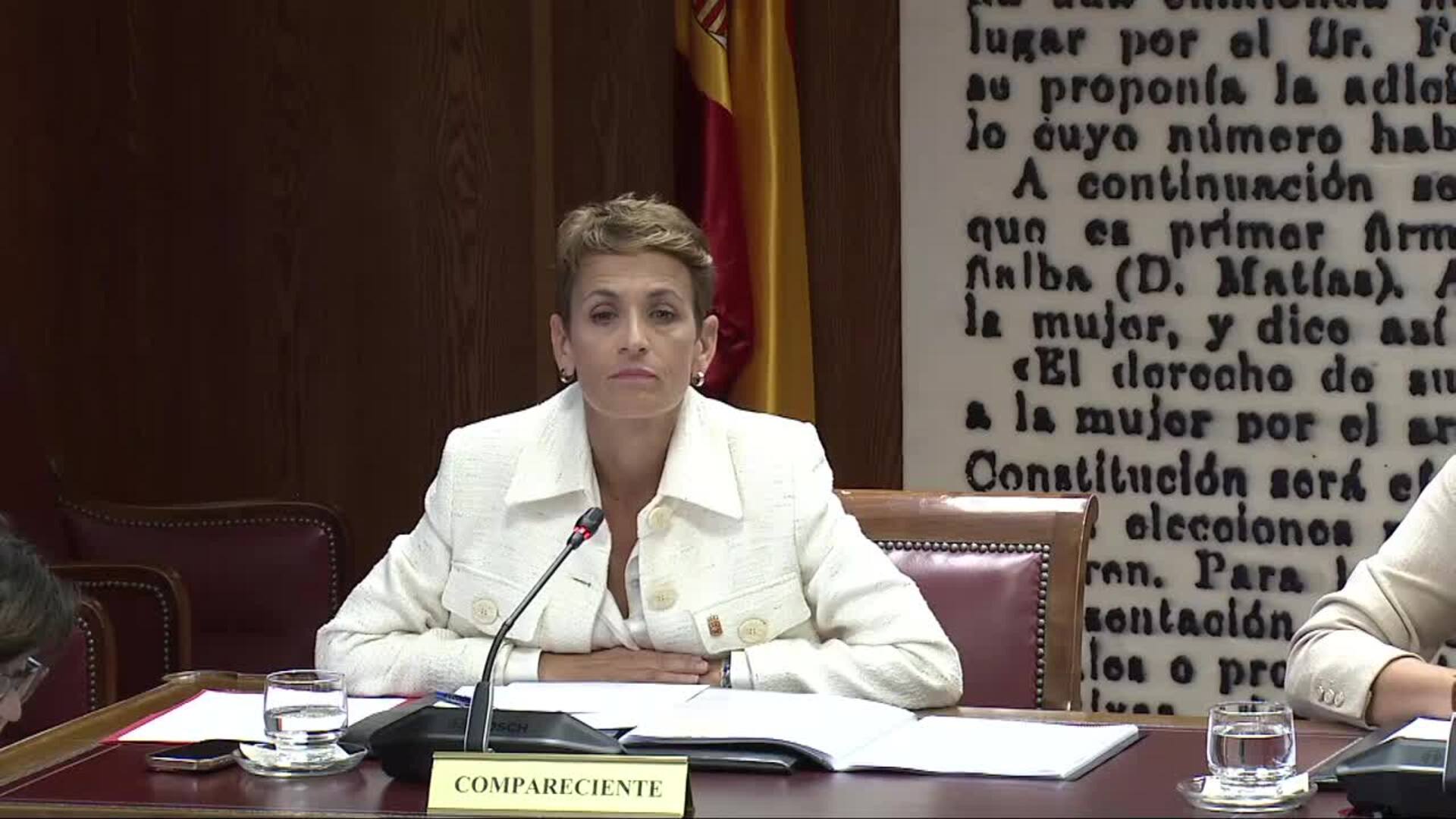 Chivite pidió a Santos Cerdán que le acompañara a algunas reuniones en ministerios