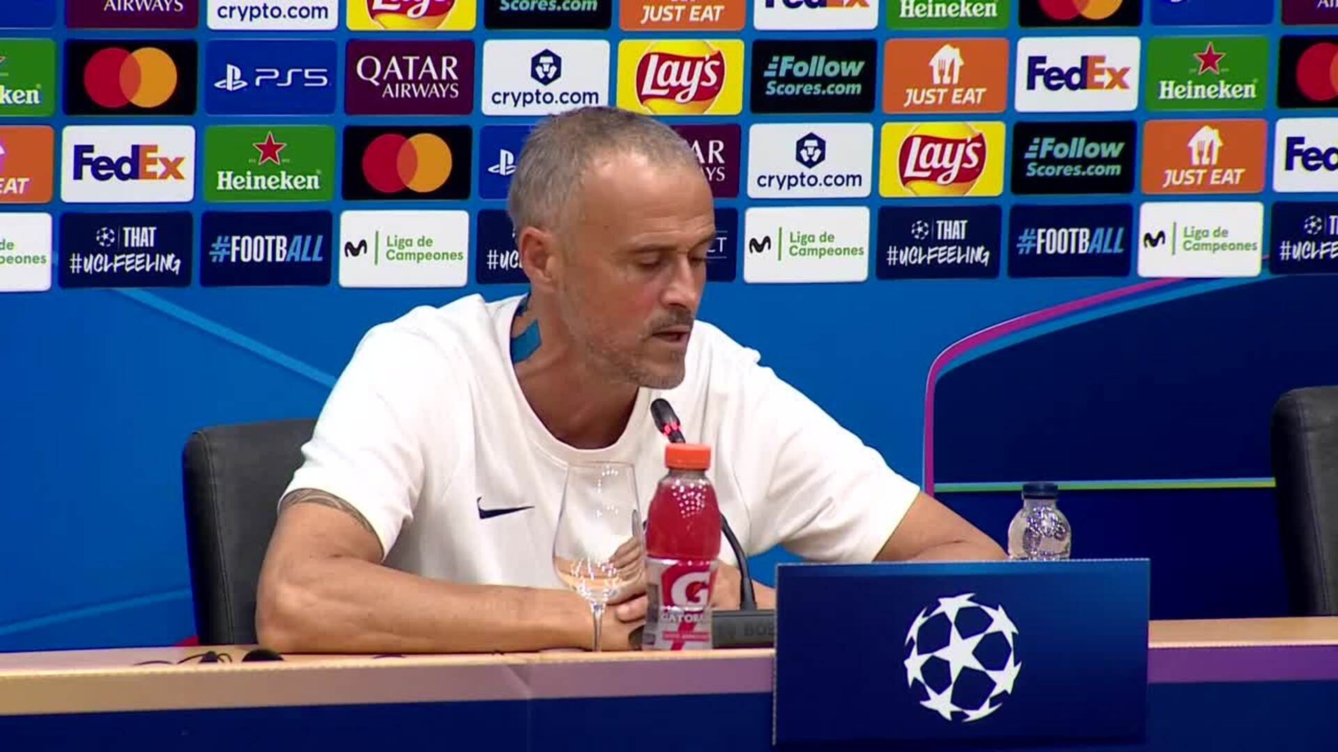 Luis Enrique: "El Barça de Flick me encanta y conecta con la idea que hay en el Barça"