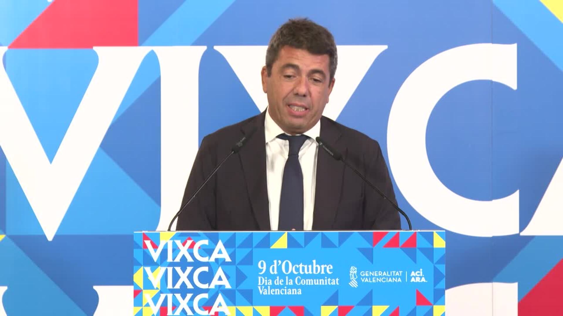 Mazón confirma que participará en la procesión cívica del 9 d'Octubre