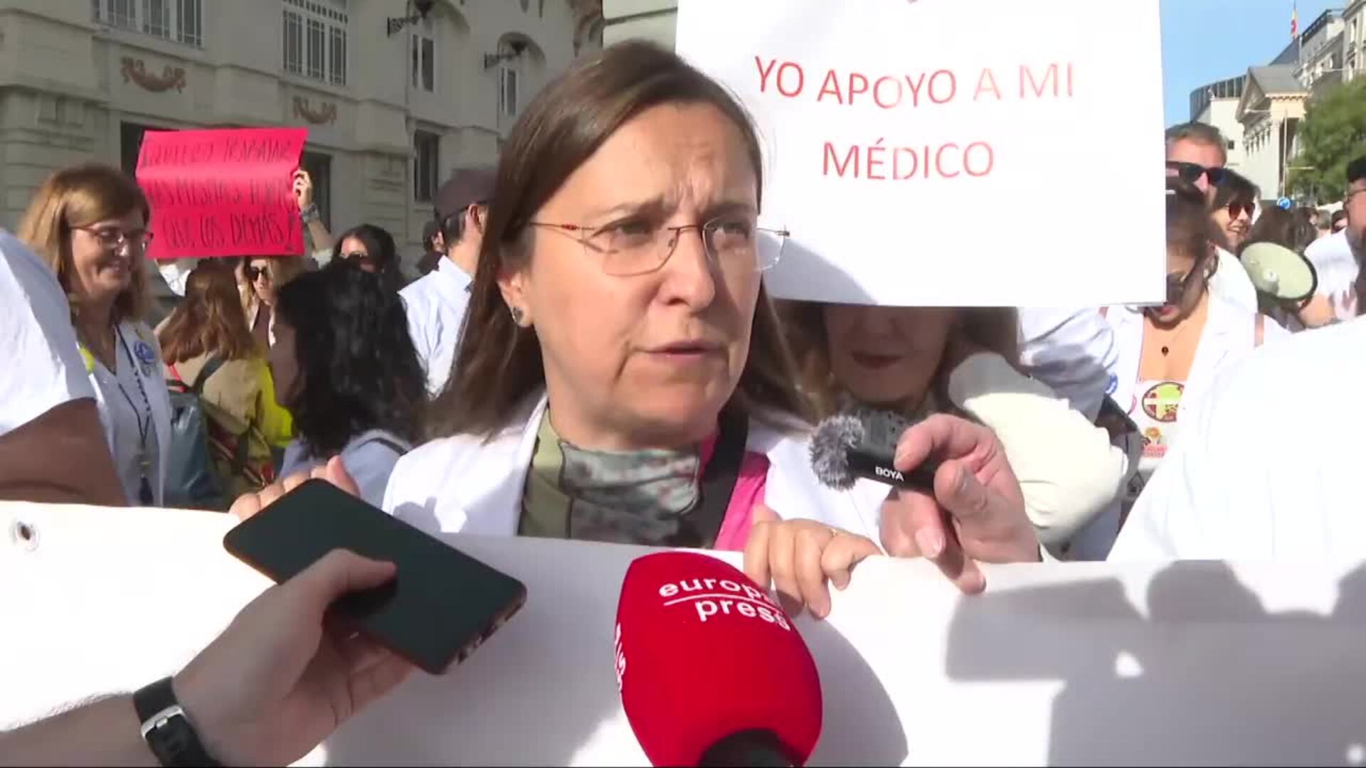 Amyts, durante la huelga de médicos: "La profesión ha despertado y esto no va a parar"