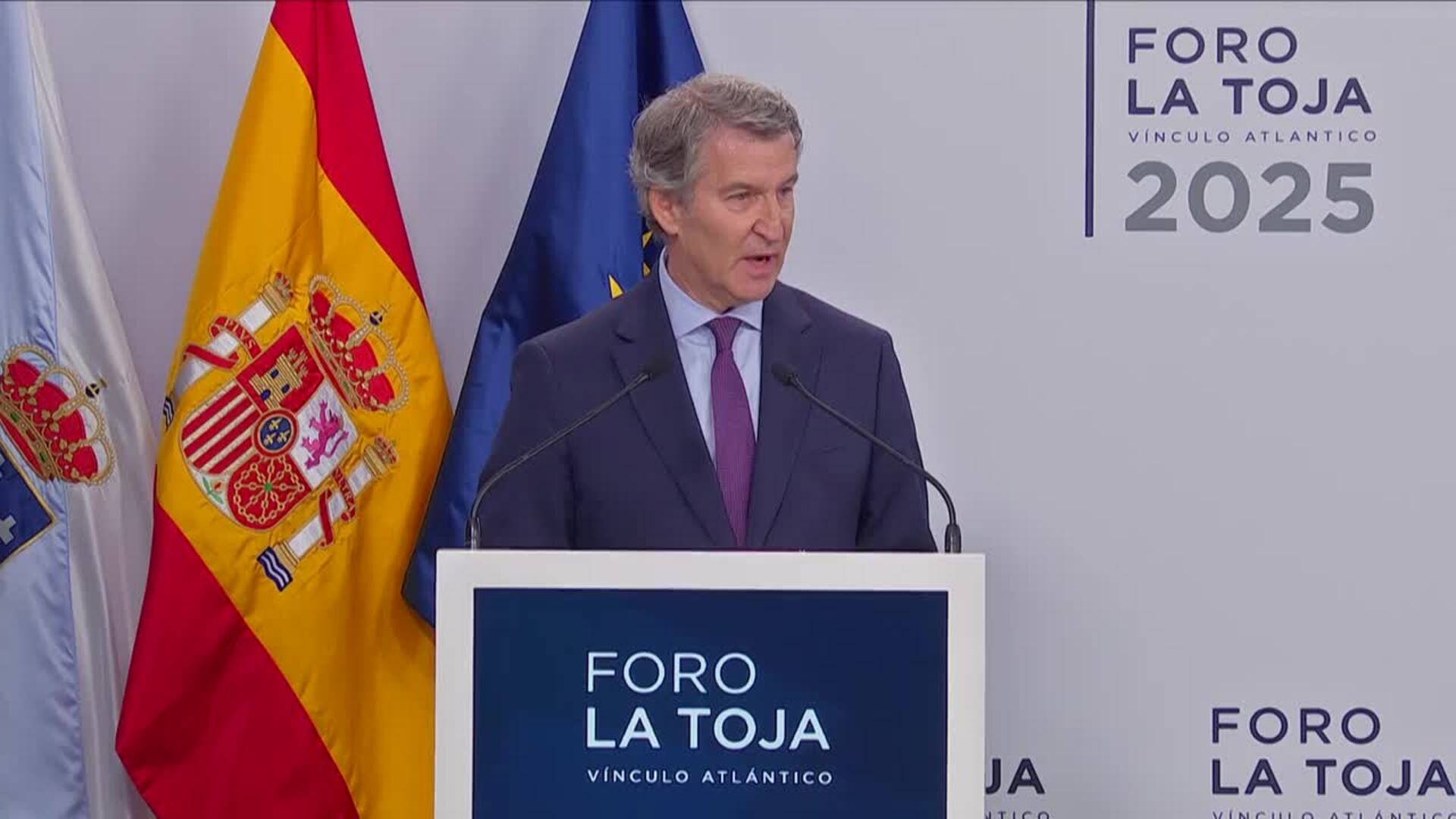 Feijóo promete "reparar" España frente a la estrategia del Gobierno de crear "tensión social"