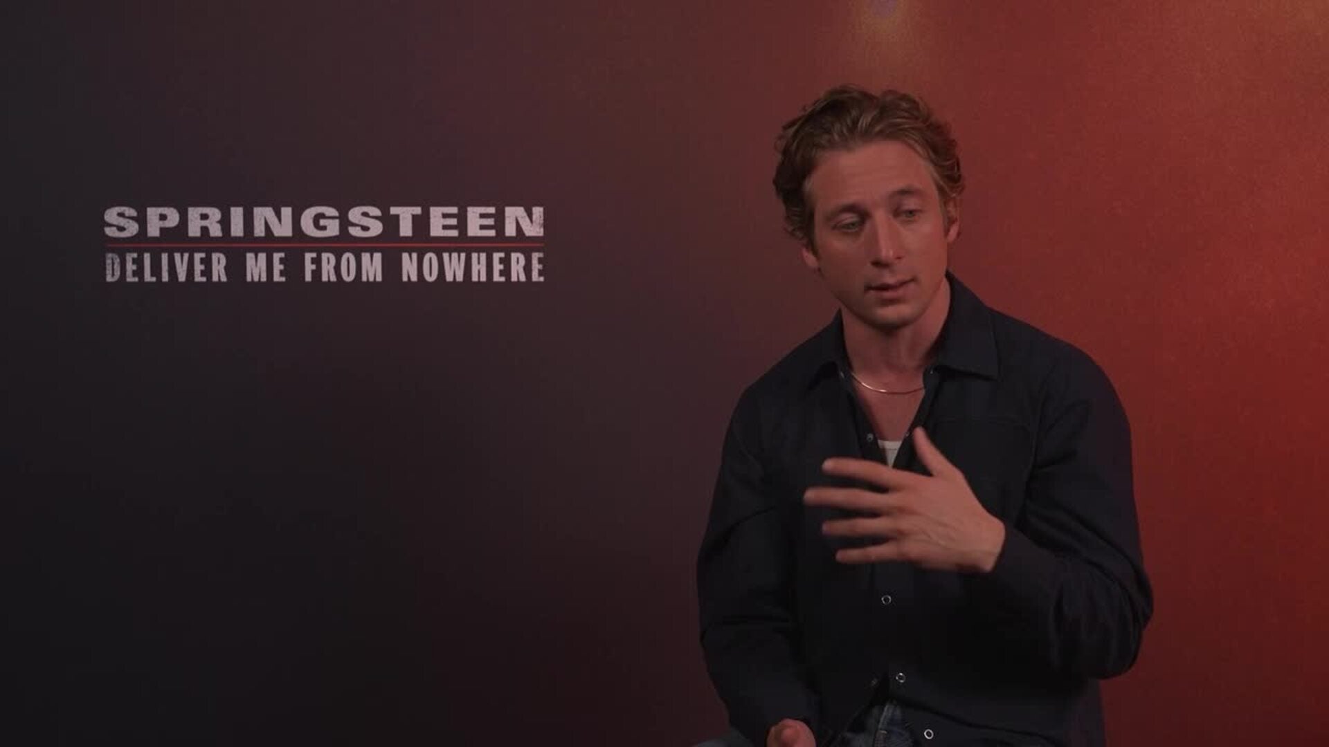 Jeremy Allen White: "Bruce Springsteen fue muy valiente al permitirnos contar esta historia"