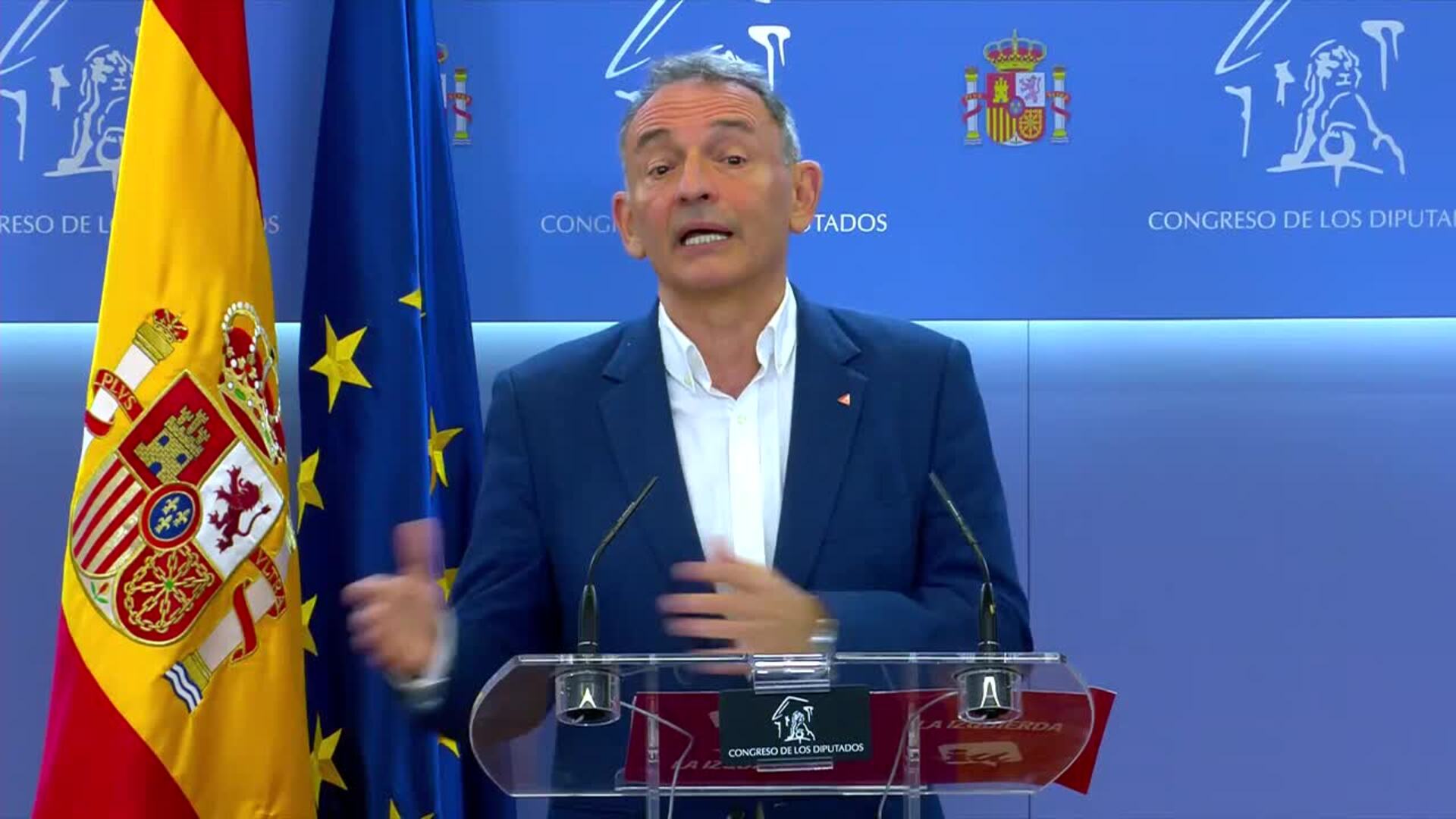IU considera "inviable" el plan de paz para Gaza y denuncia el "lamentable papel" de la UE