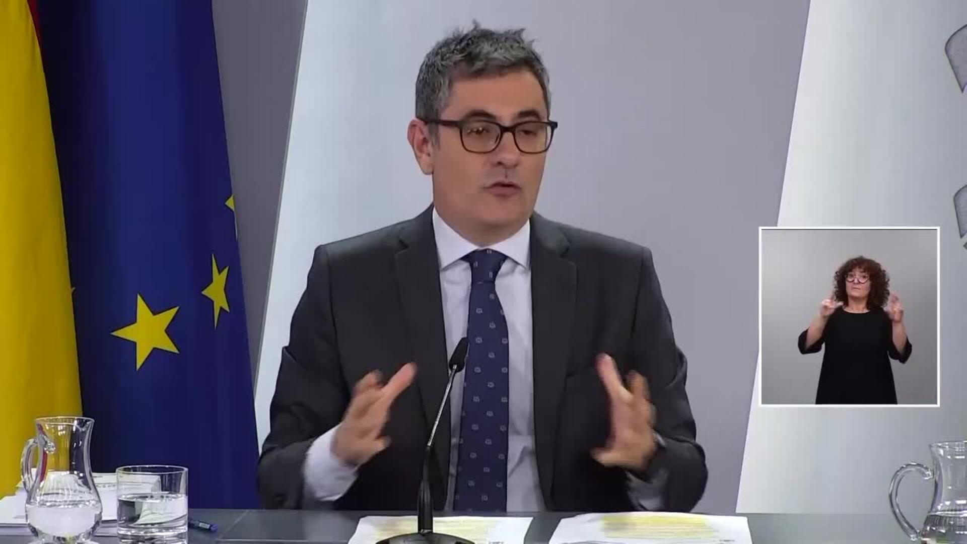 Bolaños ve "histórica" la ley que dejará las causas penales en manos de fiscales