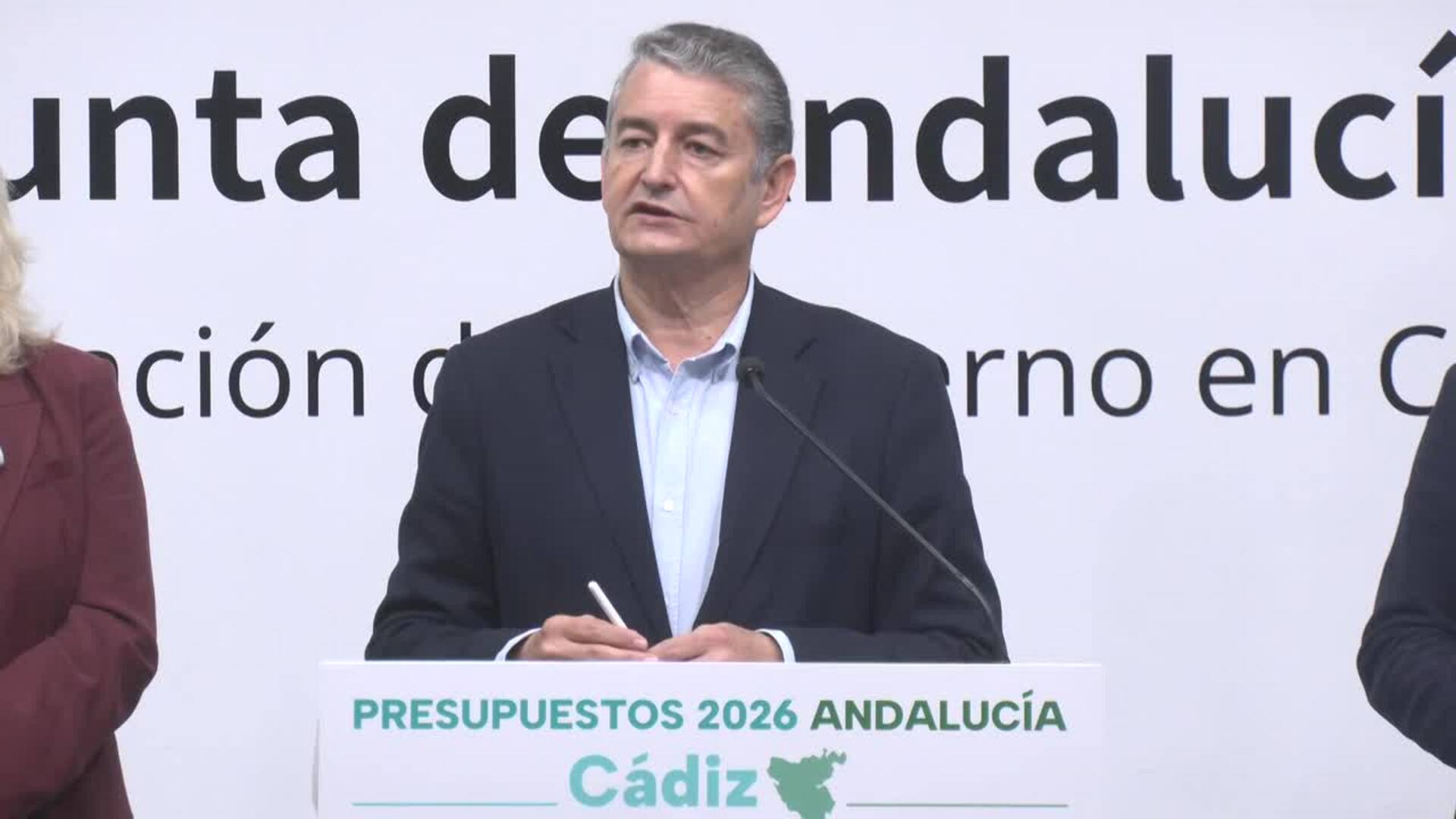 Sanz asegura que las conversaciones sobre el nuevo hospital de Cádiz avanzan "con fluidez"