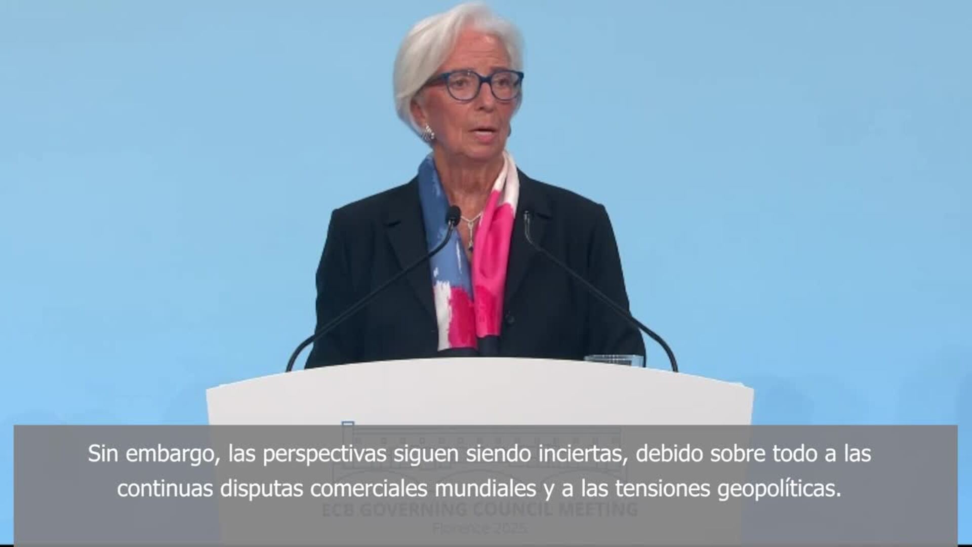 El BCE cumple con lo esperado por los mercados y mantiene los tipos por tercera vez en el 2%