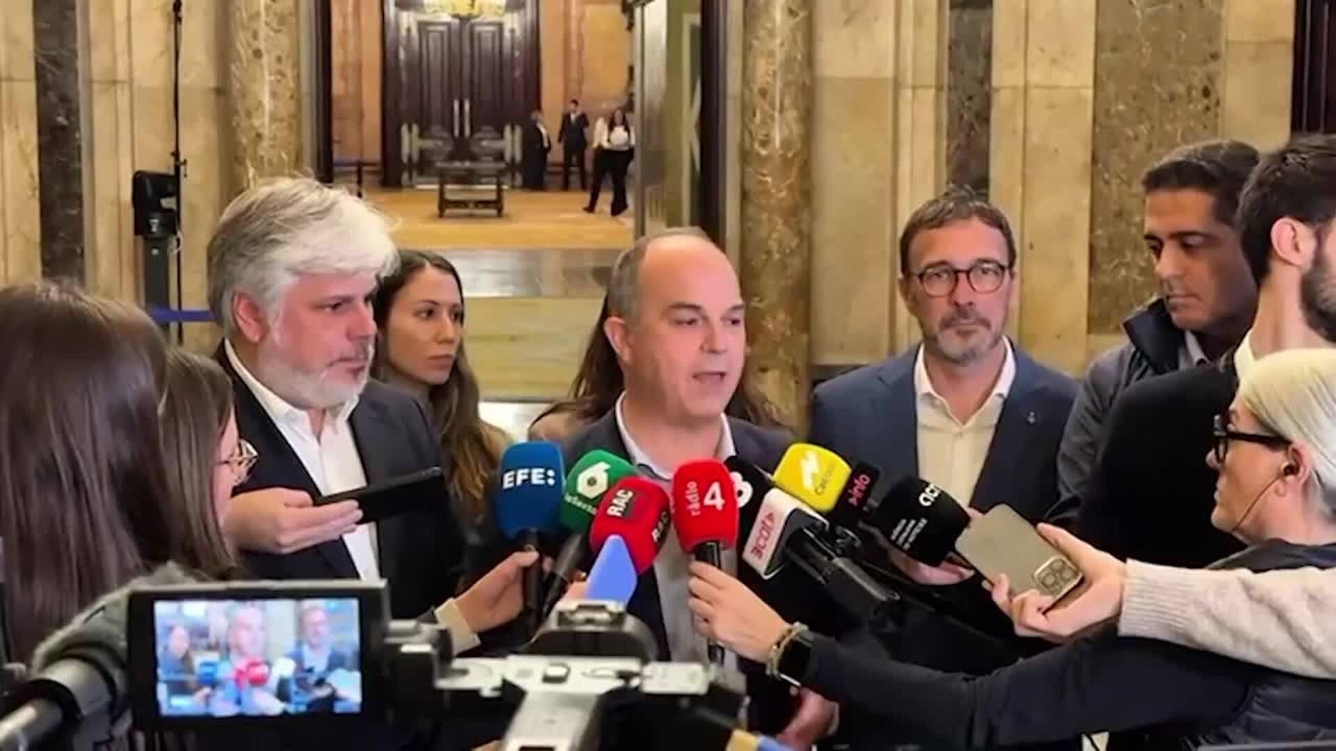 Turull (Junts) respeta la sentencia del TEDH pero mantiene que se vulneraron sus derechos