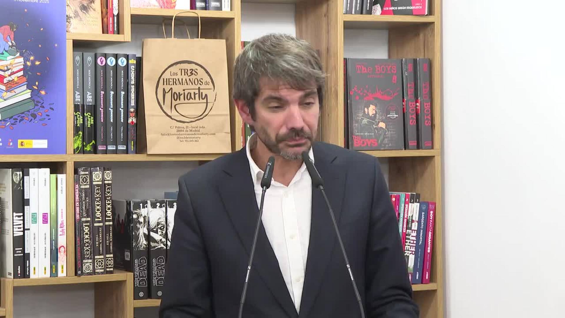 Urtasun presenta un programa en defensa de las librerías: "Necesitan asesoramiento y apoyo"